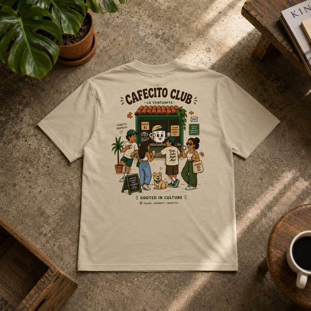 daily coffee shirt inspired by the cafecilto culture