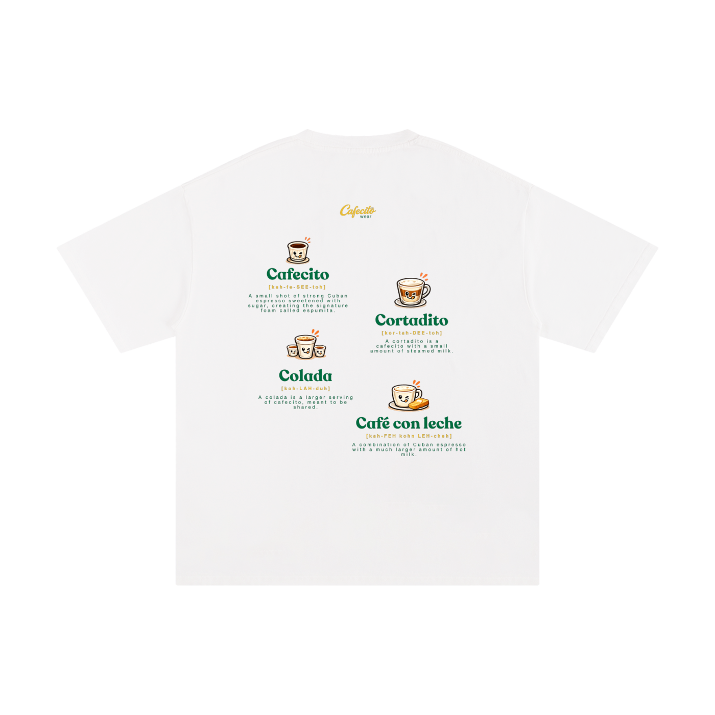 cafecito,coffee,cafe,tshirt,unisex