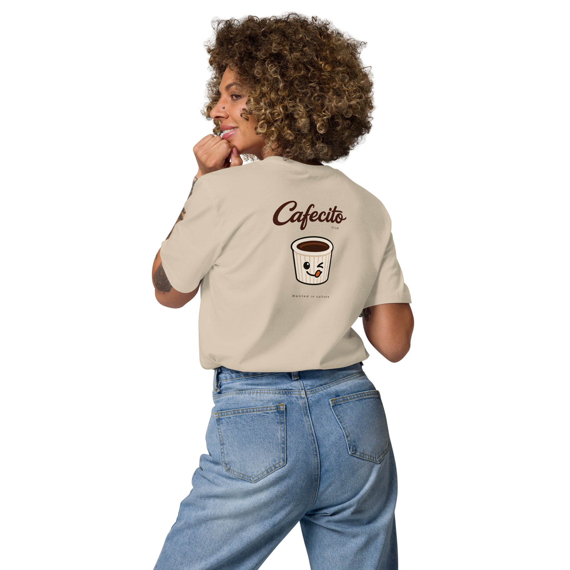 Product el cafecito club latino shirt tan