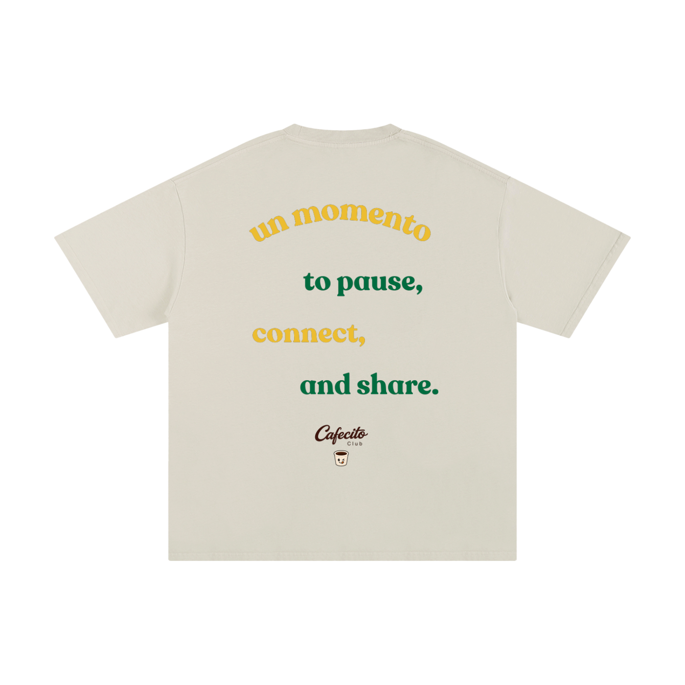 Beige Coffee shop shirt cafecito ritual